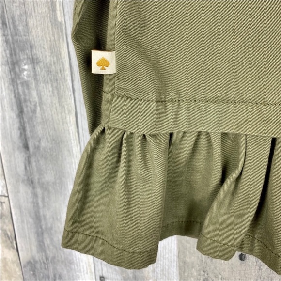 Kate Spade Girls Olive Ruffle Field Jacket Size 4Y - Picture 5 of 8